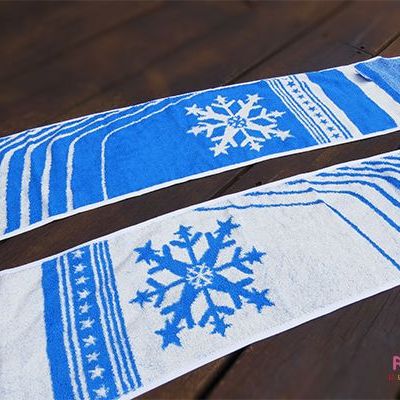 雪花涼感運動毛巾